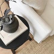 Provincial Boho Side Table _ Black Elm